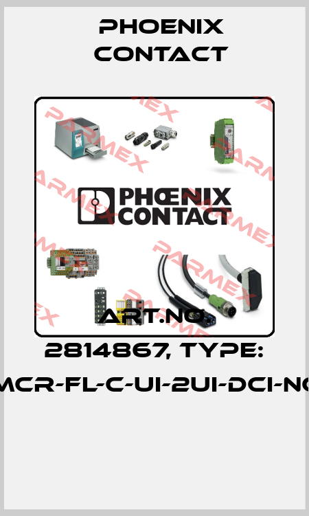 Art.No. 2814867, Type: MCR-FL-C-UI-2UI-DCI-NC  Phoenix Contact