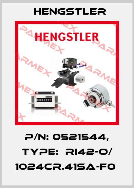 P/N: 0521544, Type:  RI42-O/ 1024CR.41SA-F0  Hengstler