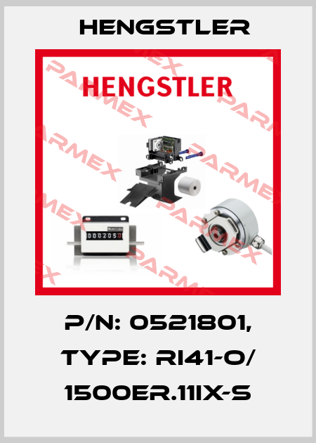 p/n: 0521801, Type: RI41-O/ 1500ER.11IX-S Hengstler