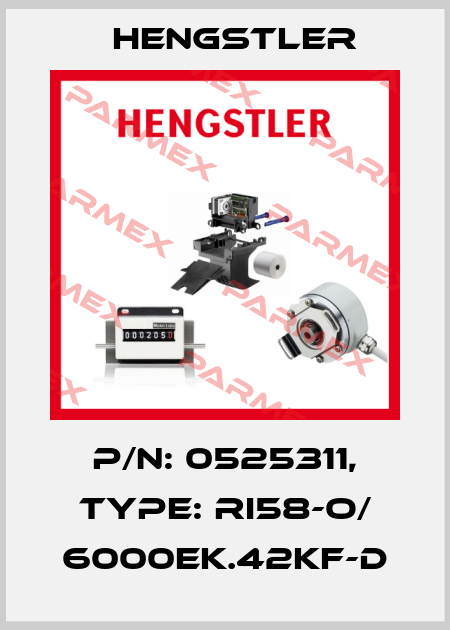 p/n: 0525311, Type: RI58-O/ 6000EK.42KF-D Hengstler