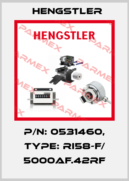 p/n: 0531460, Type: RI58-F/ 5000AF.42RF Hengstler