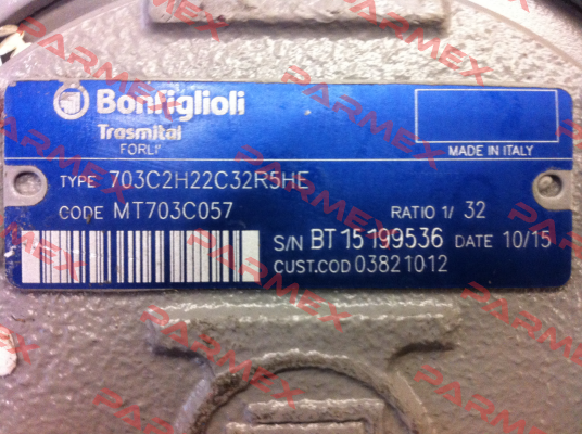 703C2H22C32R5HE customised Bonfiglioli