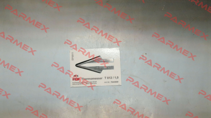 P/N: 7040800, Type: T012/1,0 Az Formen