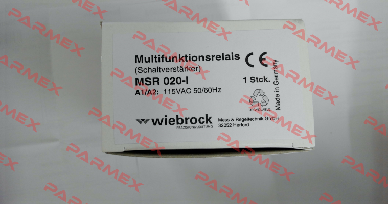 MSR 020-I 115 VAC   / 1000441 Wiebrock