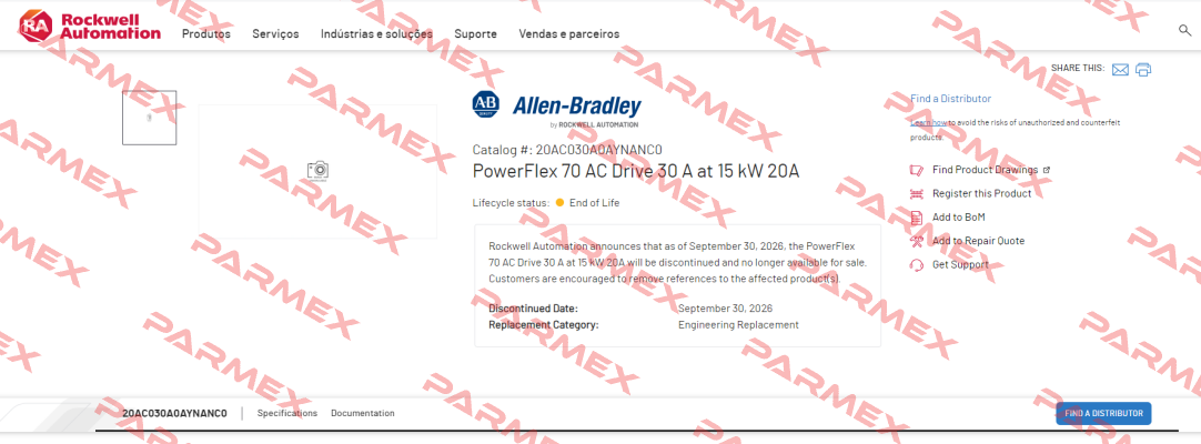 20AC030AOAYNANCO Allen Bradley (Rockwell)