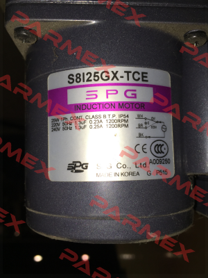 S8I25GX-TCE Spg Motor