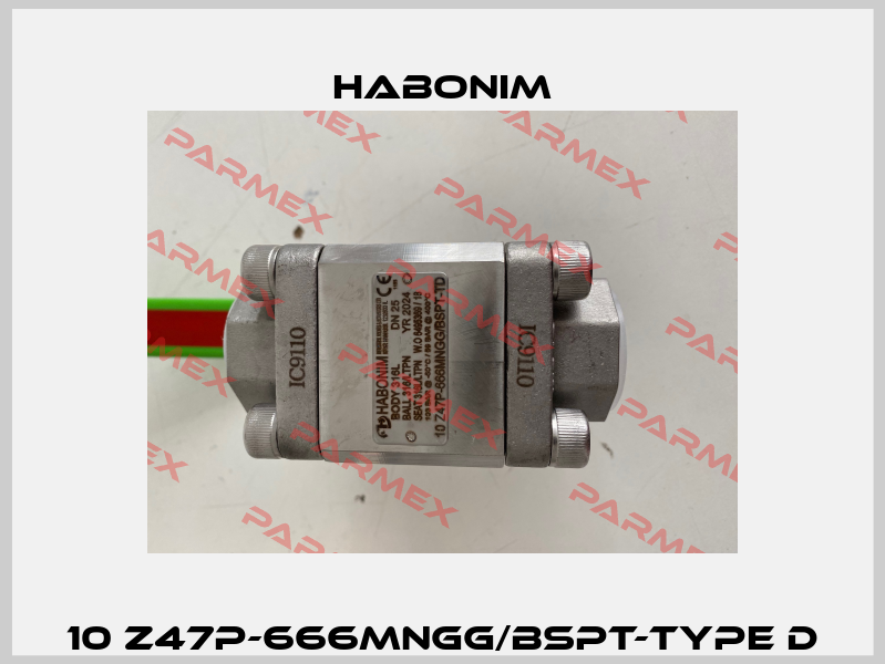 10 Z47P-666MNGG/BSPT-TYPE D Habonim