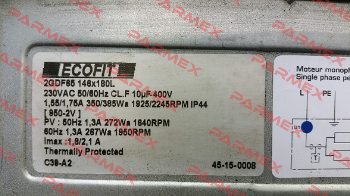 2GDF65 146x180L C39-A2 Ecofit