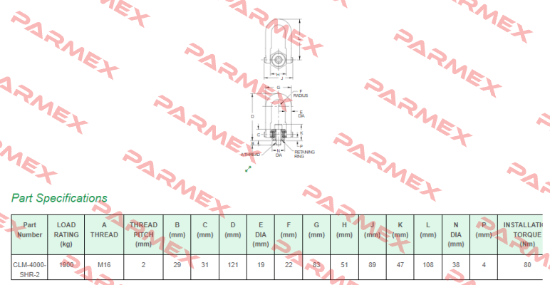 CLM-4000-SHR-2 Carr Lane