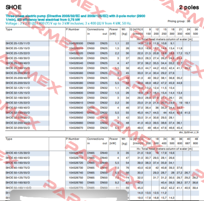 SHOE 50-160/110/D (104526770) Lowara