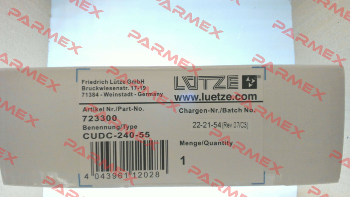 CUDC-240-55 / 723300 Luetze