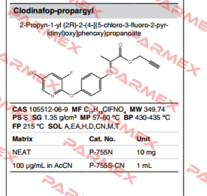 P-755N (chemical) 10 mg  AccuStandard