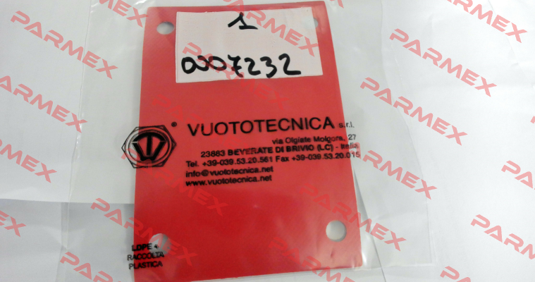 0007232 Vuototecnica