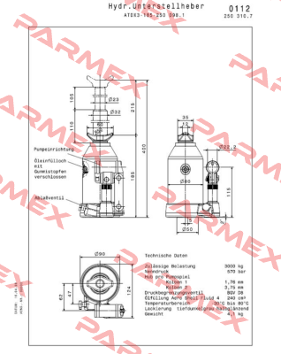 ATDX 3-185 Weber Hydraulik