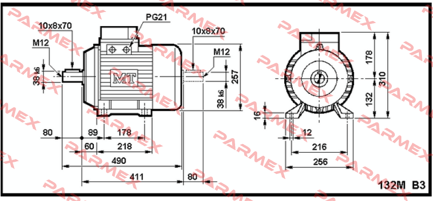 DN   132  M4/8 Fimet