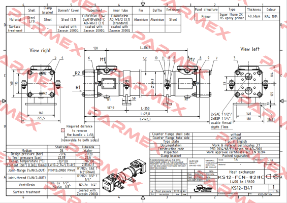 (KS12-1347)KS12-FCN-423C L800 HS Cooler