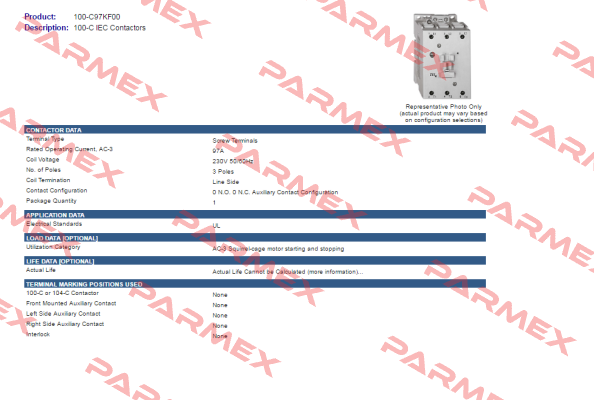 100-C97KF00  Allen Bradley (Rockwell)