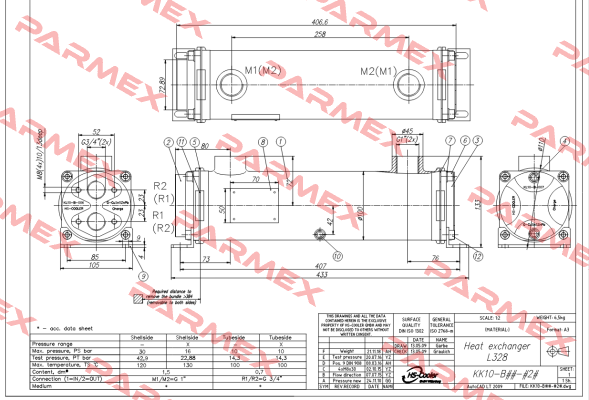 KK10-BEV-421 L328 HS Cooler