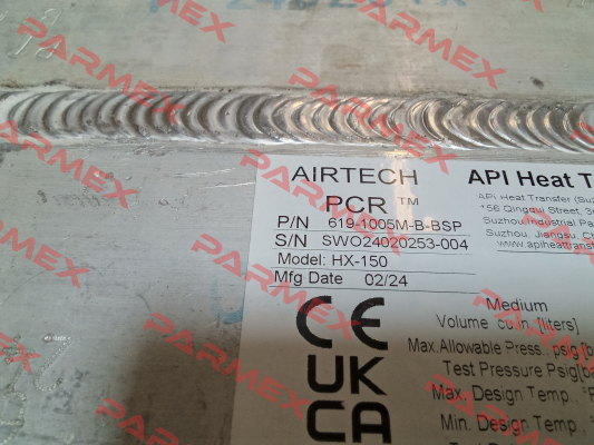 PCR 619-1005 M-BSP API Airtech