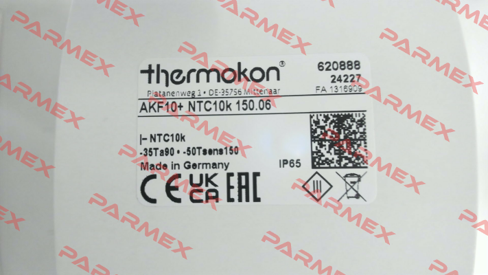 AKF10+ NTC10k 150.06 Thermokon