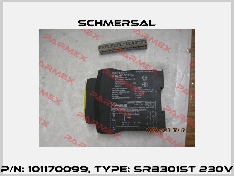 p/n: 101170099, Type: SRB301ST 230V Schmersal