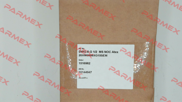 20XM0008XG15SEM // DWG-8 G 1/2" Meister