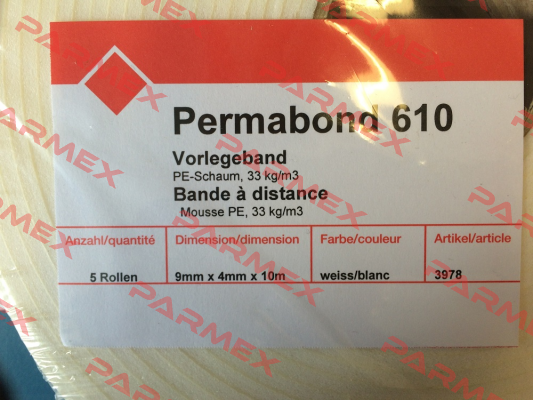 Permabond 610(not available)  Permabond