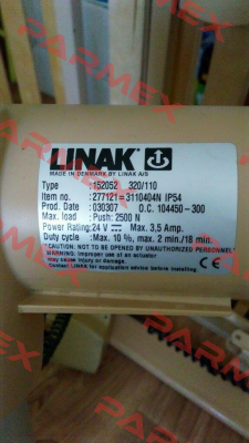 Type: 152052 320/110 oem Linak