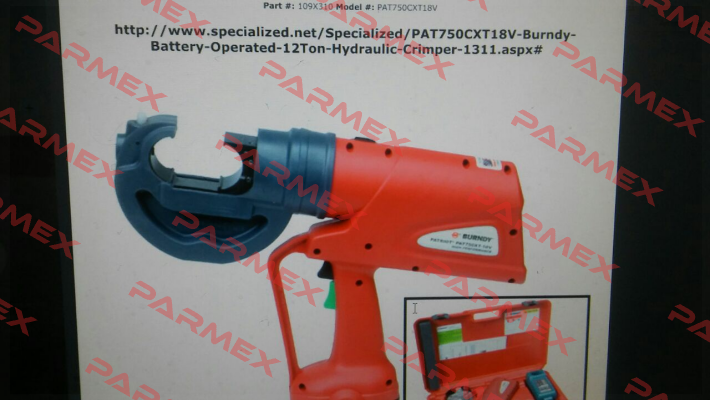 PAT750CXT18VCE250V Burndy
