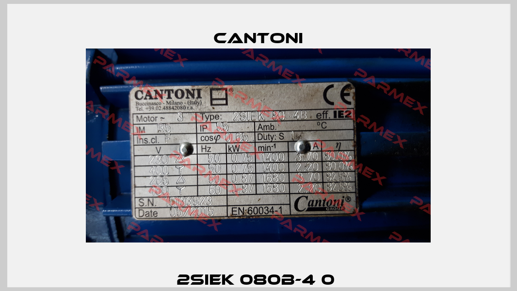 2SIEK 080B-4 0  Cantoni