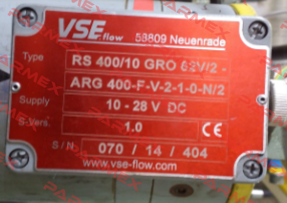 RS 400/5 GRO62V - GSM02 Vse-Flow