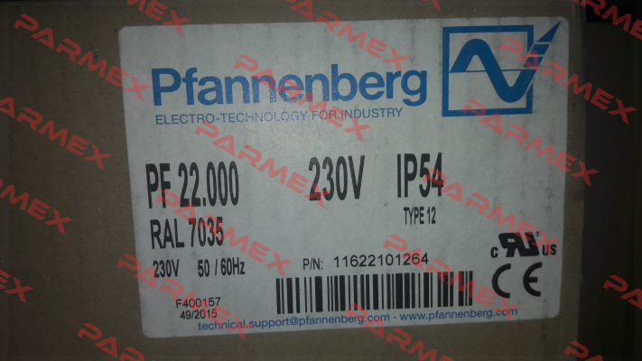 PF22.000 OEM- alternative 11622101055/ PF22.000  Pfannenberg