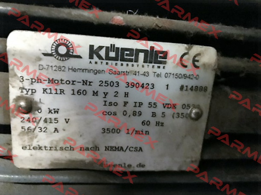 K11R 160 MY2H  oem  Küenle