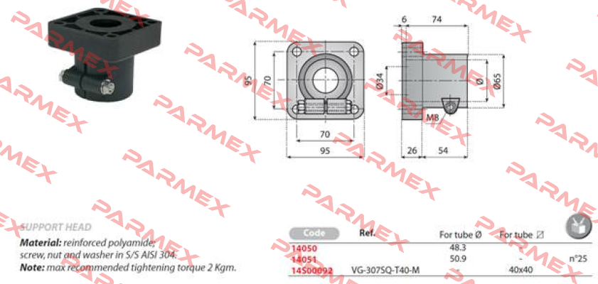 14050 (VG-3070-R150) System Plast