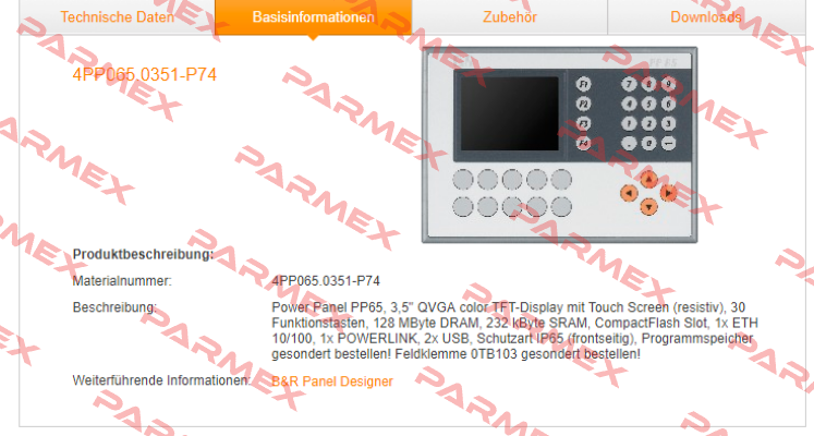 4PP065.0351-P74 Br Automation