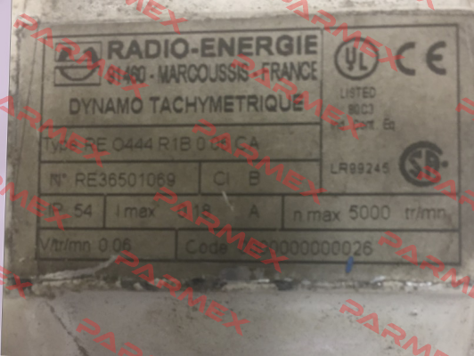 RE O444 R1B 0 06 CA   Radio Energie