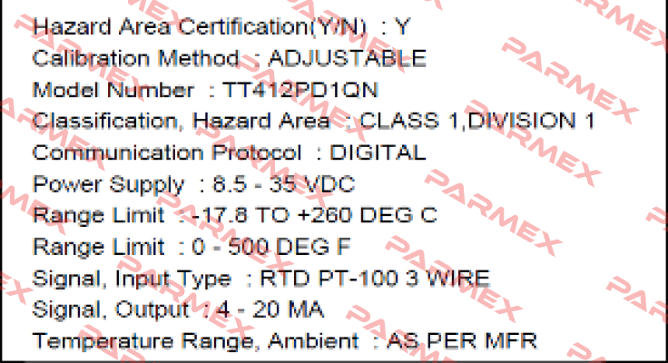 TT412PD1QN  Minco