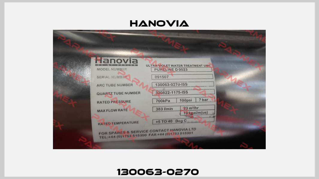 130063-0270  Hanovia