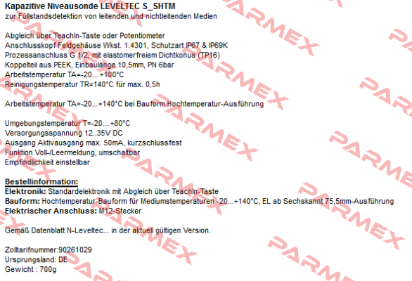  LEVELTEC S_SHTM  Hengesbach