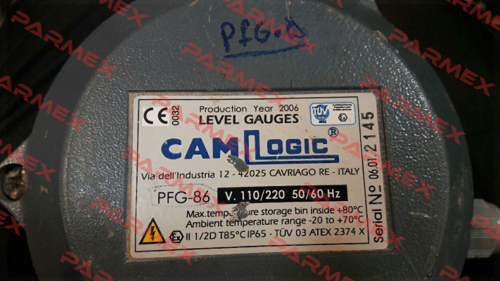 PFG-86 V.110/220 50/60Hz Camlogic