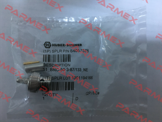 P/N 84057578  Huber Suhner