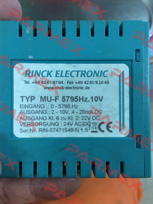 MU-F-INI  Rinck Electronic