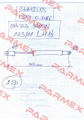 084 352 / 400N Stabilus