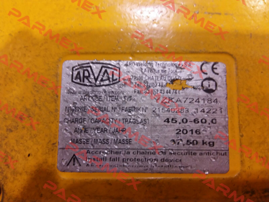 YZKA724184  ARVAL