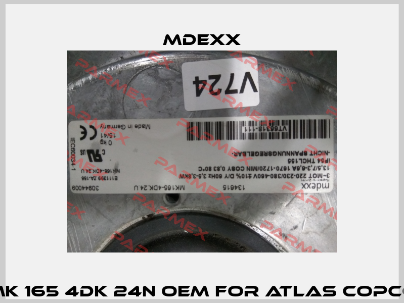 MK 165 4DK 24N OEM for Atlas Copco Mdexx