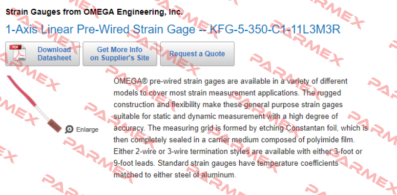 KFG-5-350-C1-11L3M3R  Omega