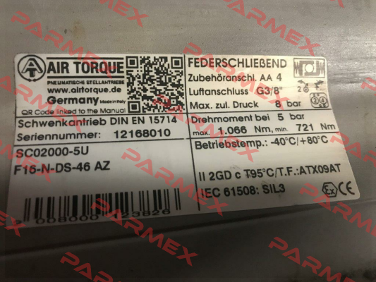 ES4G02000U  Air Torque