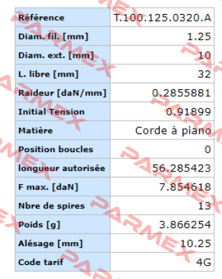 T.100.125.0320.A Vanel