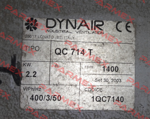 VN-Wall 714 T - 2.2 kW  Dynair