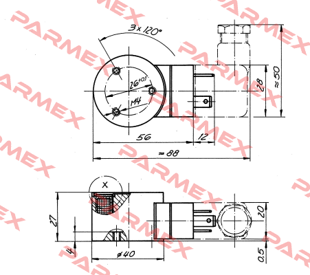 GTA040.524001 24V DC  HAHN-MAGNET (Kendrion)